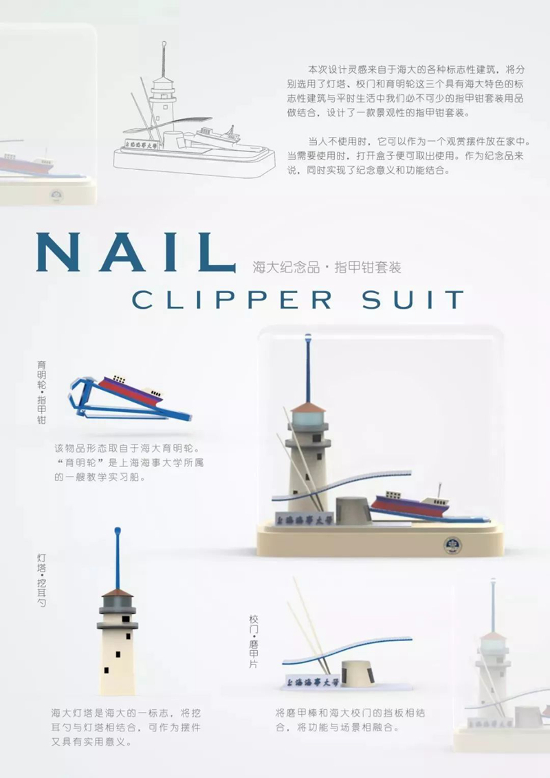 产品类一等奖:《指甲钳套装》——岑梦 产品类一等奖:《指甲钳套装》——岑梦