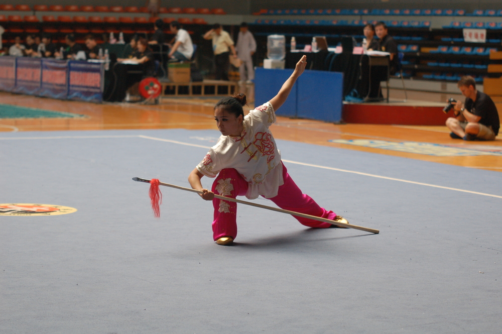 李娜枪术三连冠