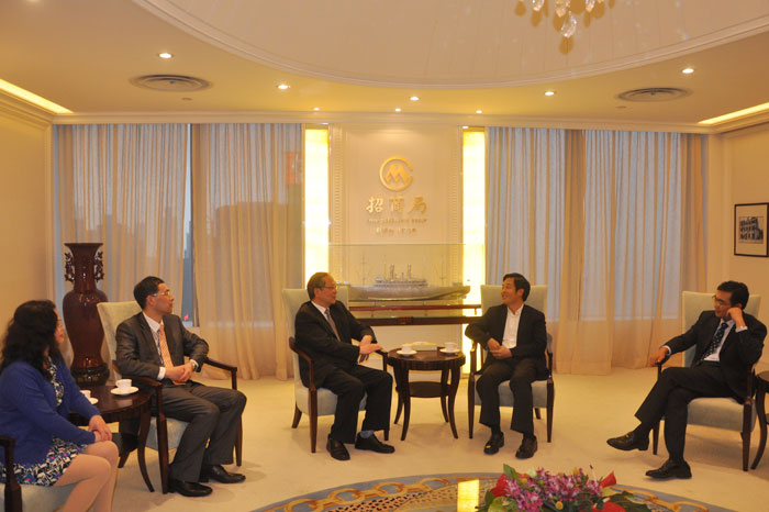 於世成书记一行访问招商局集团 於世成书记一行访问招商局集团