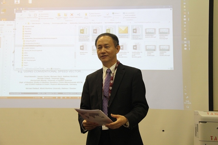 金永兴书记致开幕辞 国际海事教师联合会主席,上海海事大学党委书记金永兴致开幕辞