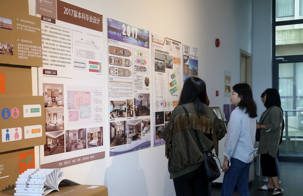 毕业设计作品展现场