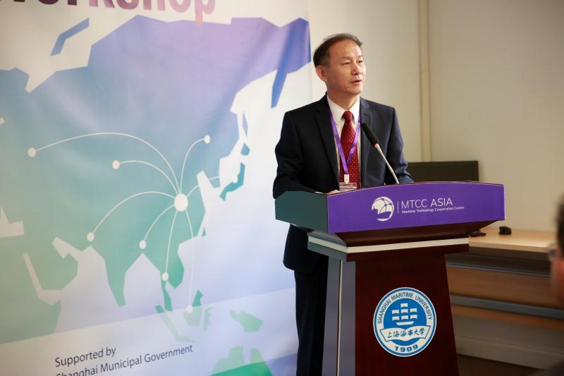 上海海事大学党委书记、MTCC-Asia主席金永兴致欢迎辞