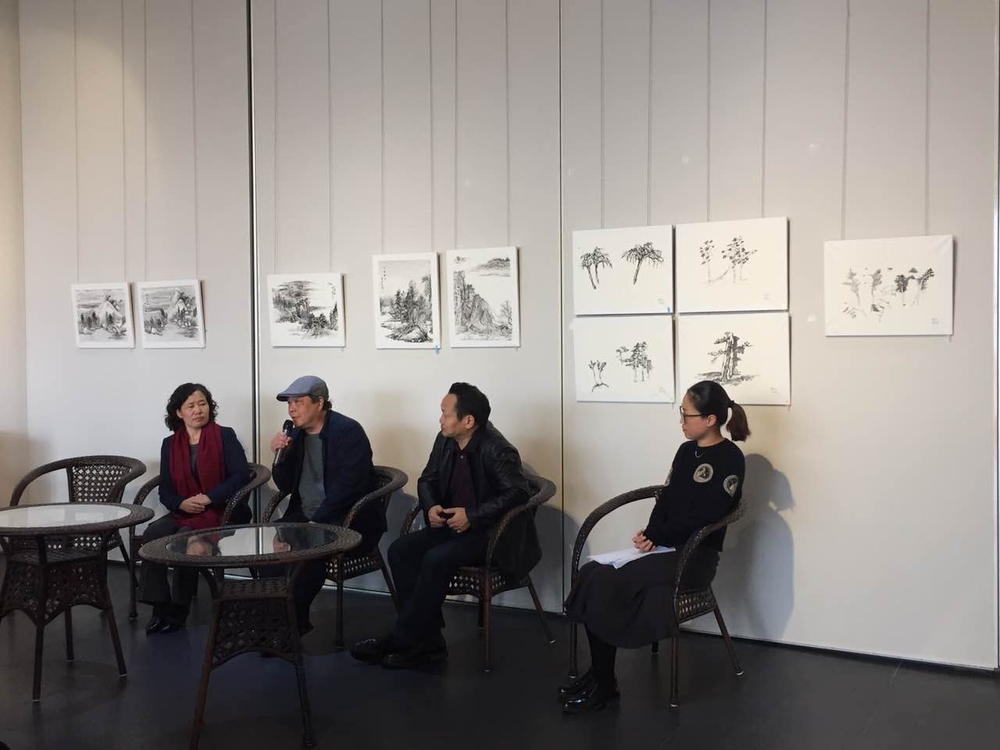 课程设想和作品演示现场1