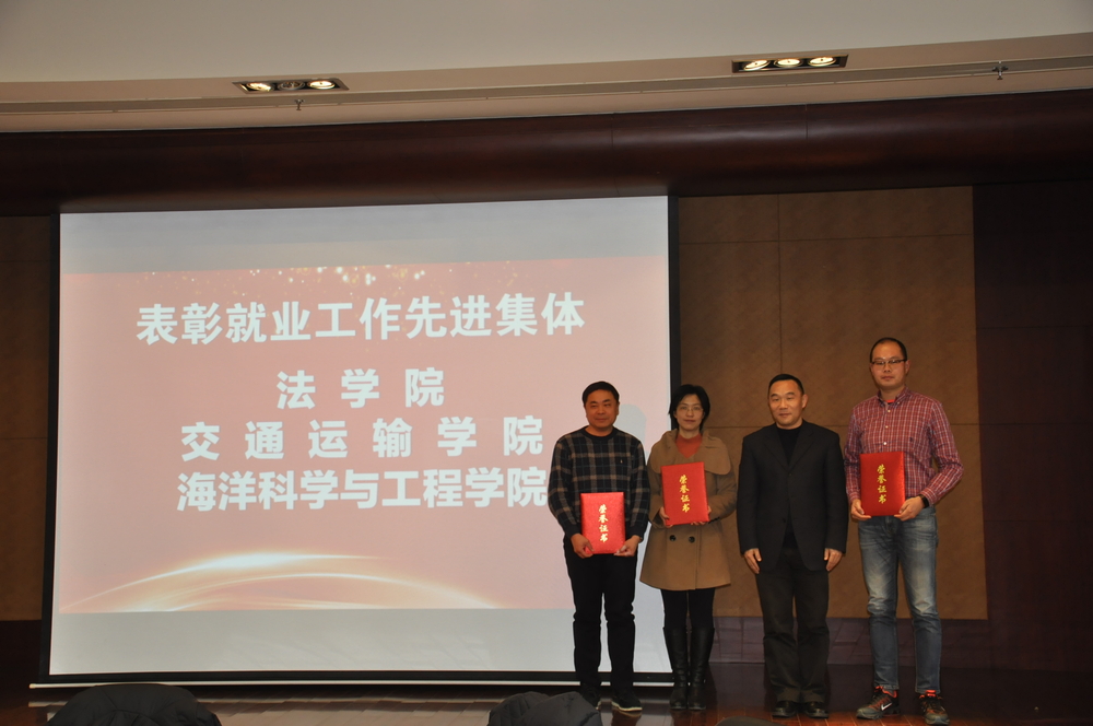 表彰就业工作先进集体、就业先进个人