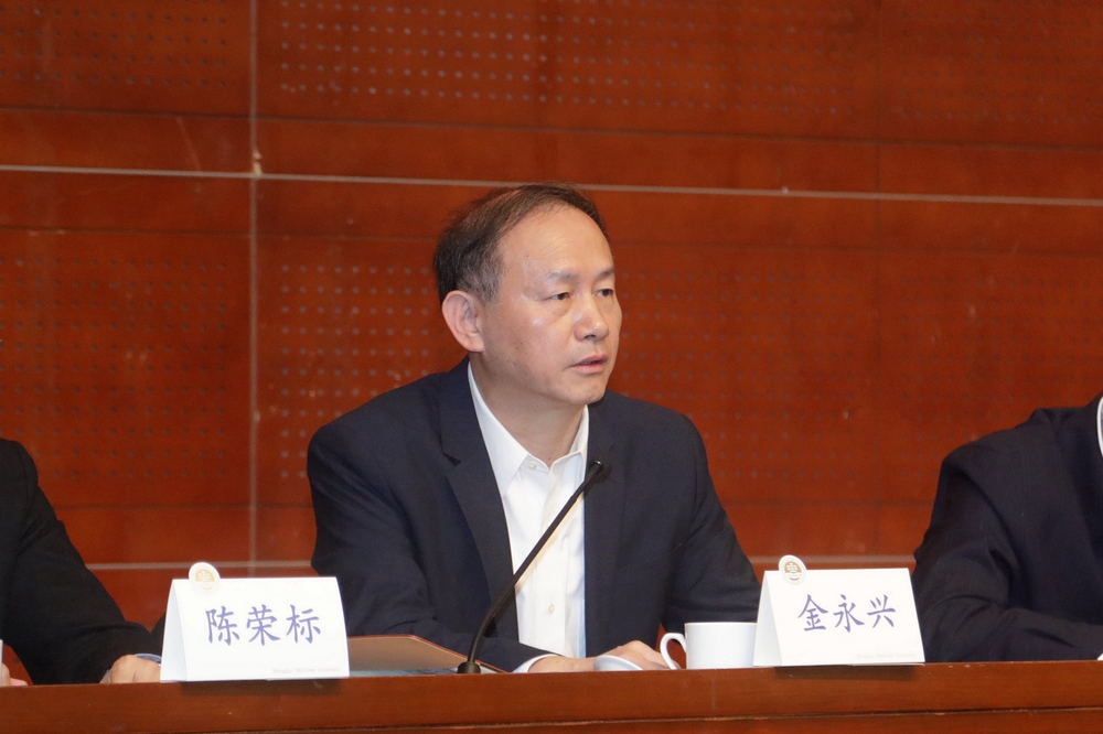 上海海事大学党委书记金永兴主持动员会