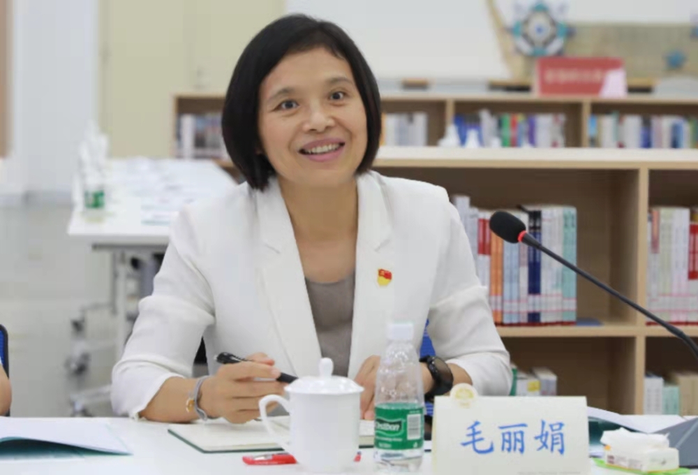 毛丽娟副主任讲话