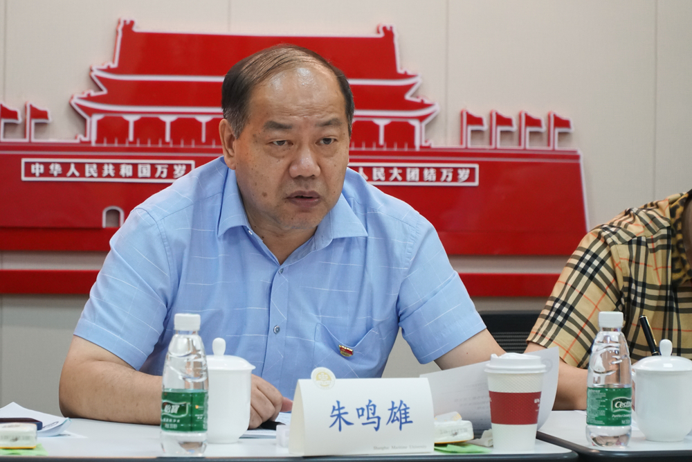 市教卫工作党委党史学习教育第四巡回指导组组长朱鸣雄点评讲话