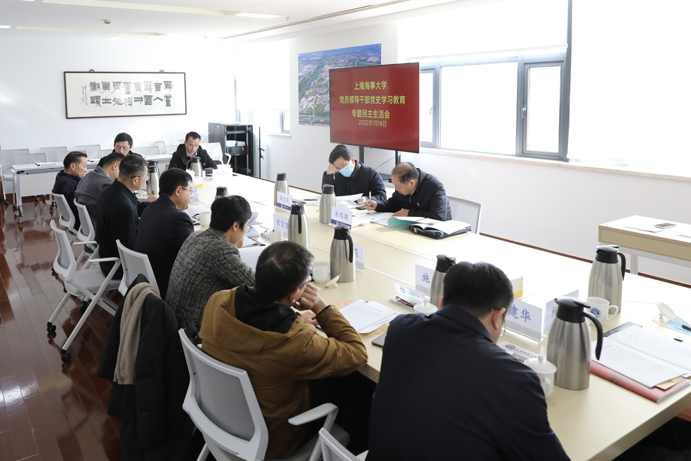 校领导班子党史学习教育专题民主生活会