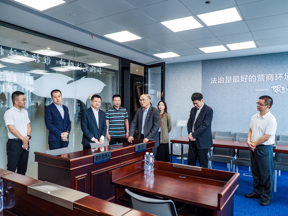 参观广悦律师事务所